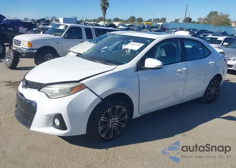 2015 Toyota Corolla S Plus from USA, damaged, VIN 5YFBURHE0FP311802
